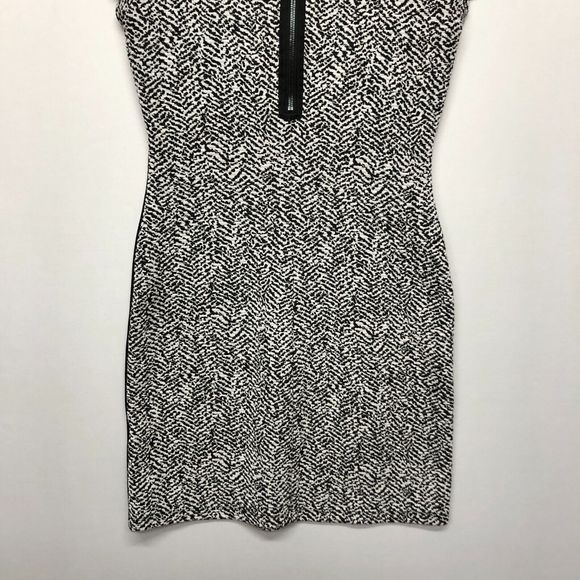 Karen Kane Women Short Sleeve Faux Leather Trim Sheath Dress Size Small M118 -9 - Picture 13 of 13